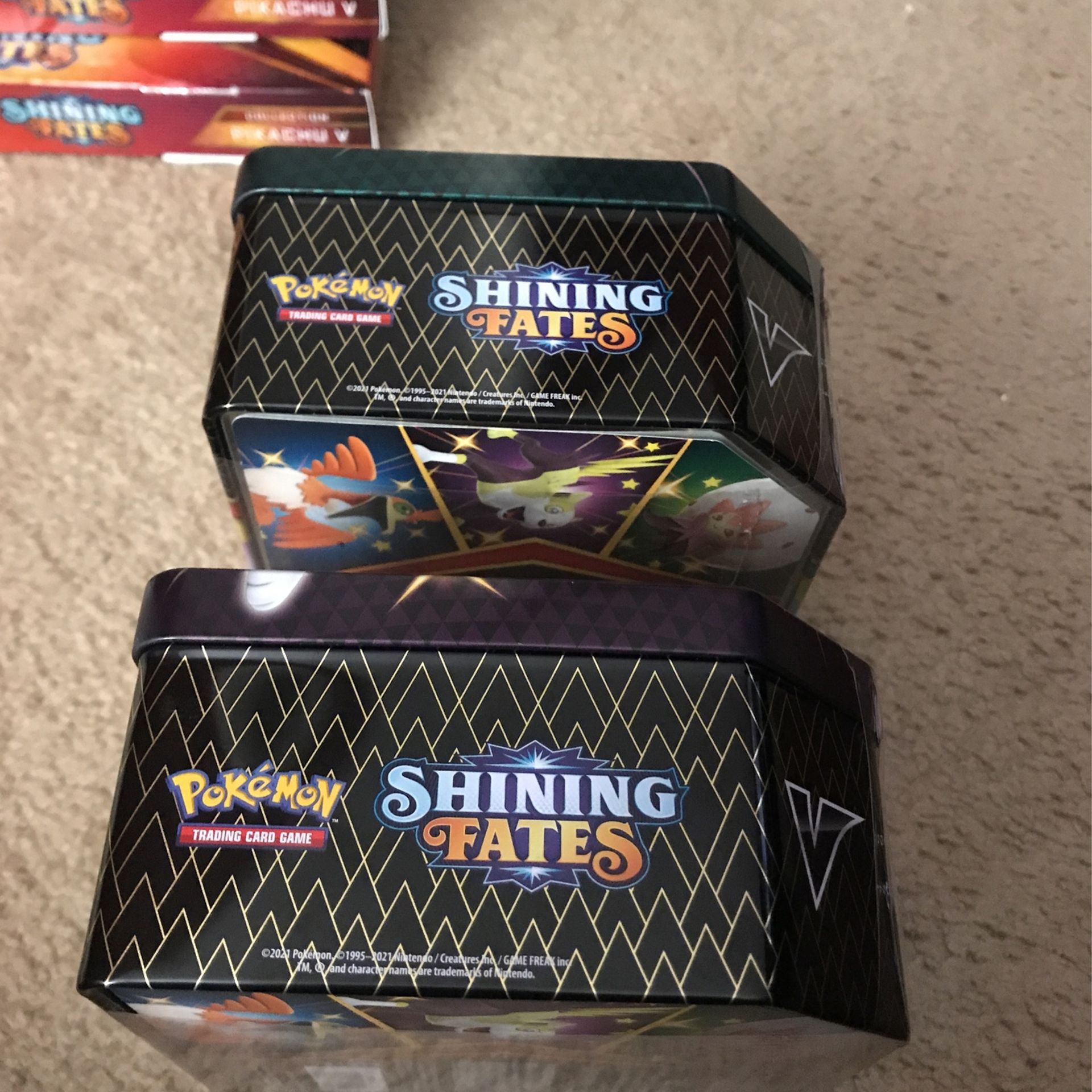 2021 Pokemon good Shining Fates Tin Sealed