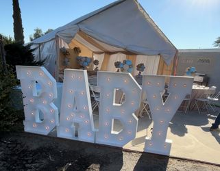 Baby Marquee Letters