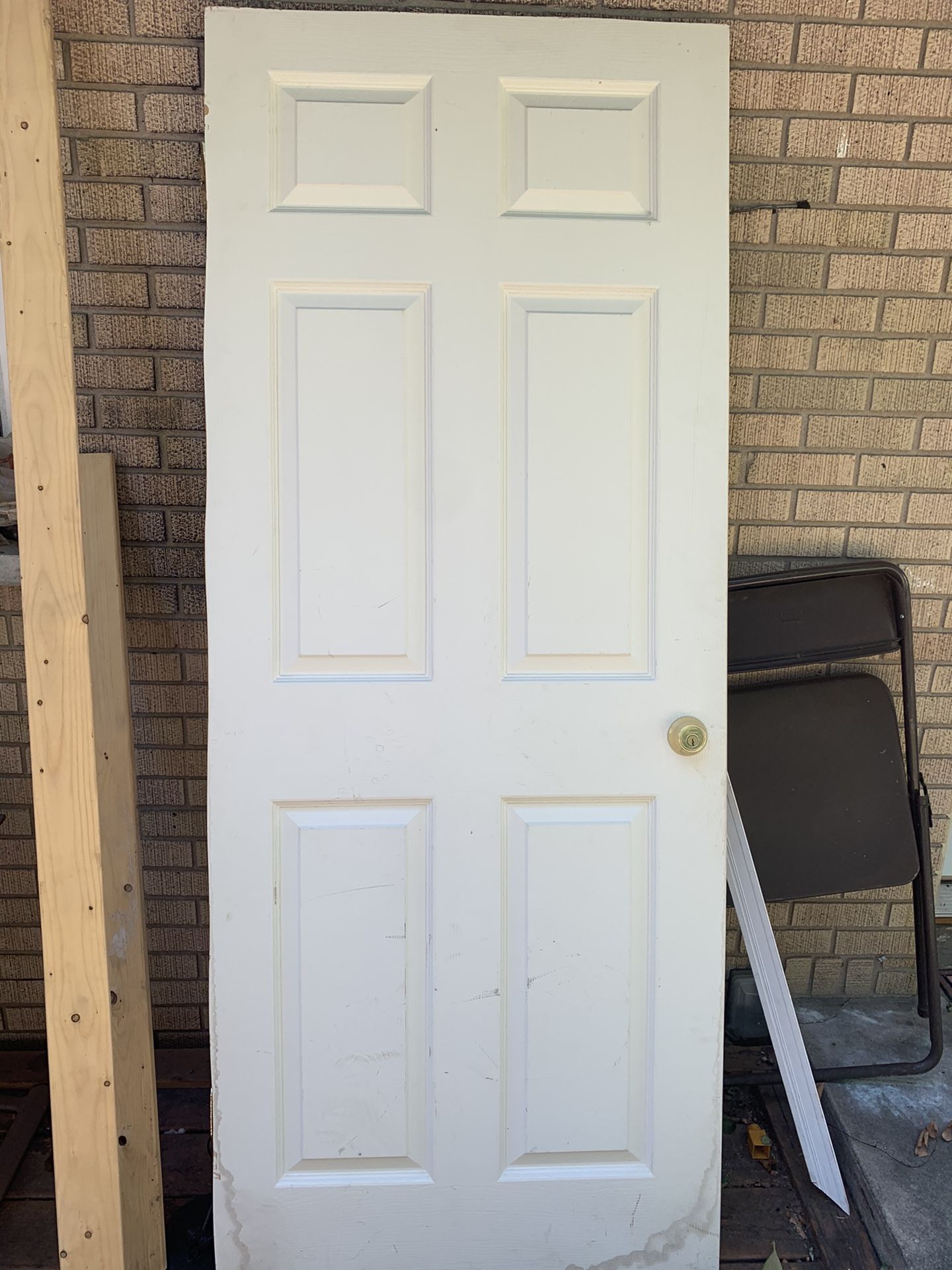 6 Panel White Door 32” x 80”