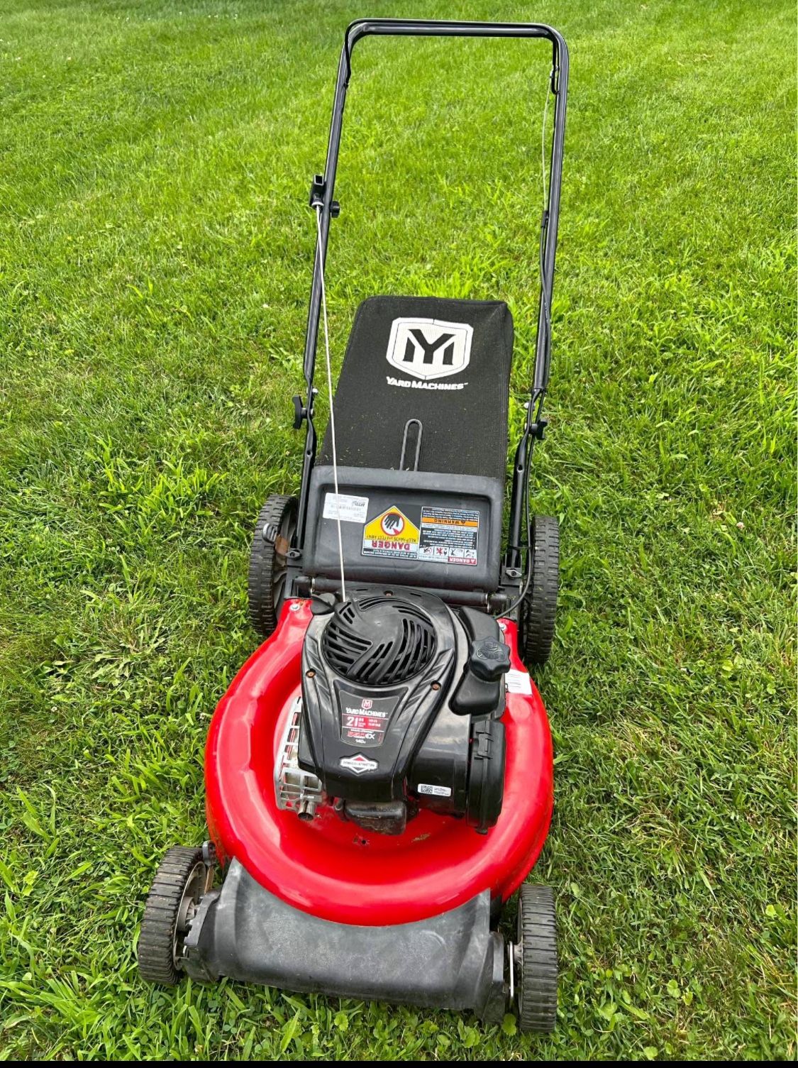 Yards Machine Push Mower 140cc Briggs Stratton 550EX With