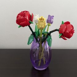 Lego Roses and Tulips