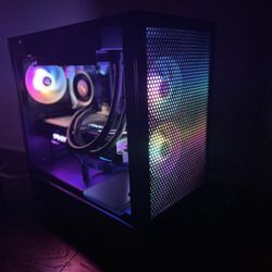 High End Gaming PC with High End Monitor