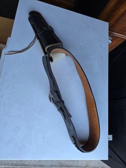 Cowboy leather holster
