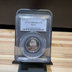 1997-S Silver Proof Quarter PR69