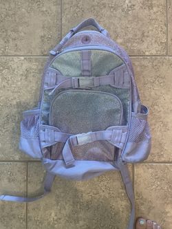 Pottery Barn Kids Small Backpack – Purple Glitter