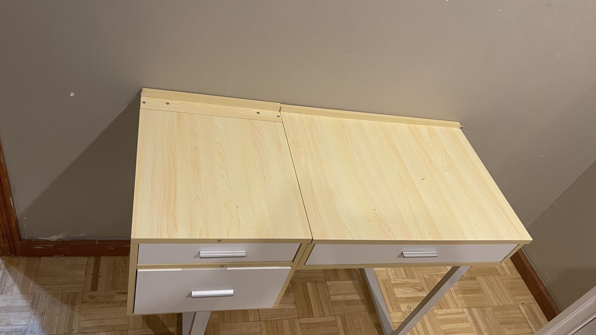 Vanity Mirror and Computer Desk combo