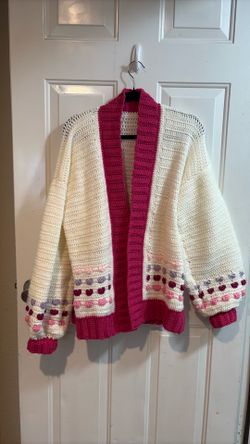 Handmade crochet cardigan