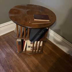 Vintage Rotating Book Case Book Shelf.  
