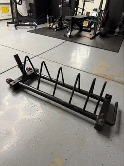 Horizontal plate rack