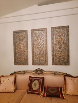 3 large Wall decor pieces