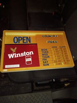 Old Open Close Sign