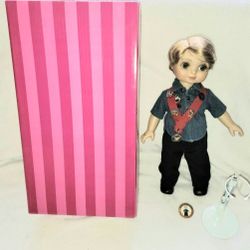 DISNEY PIN TRADER DISNEYLAND 15" TALL BOY DOLL BY ARTIST  MARIE OSMOND