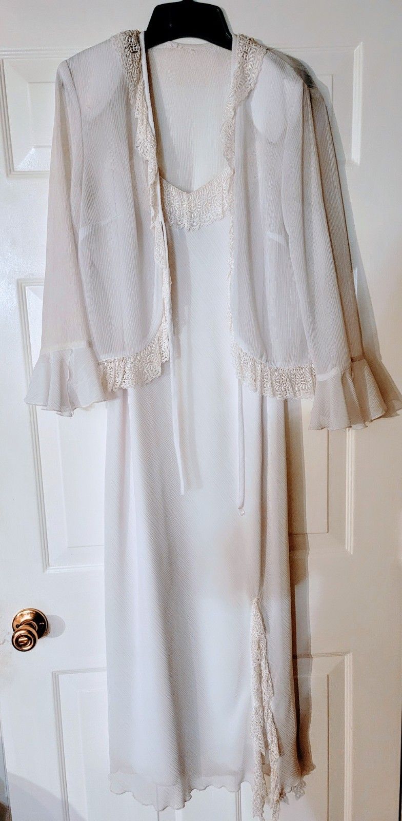 White Long Sundress with Light Jacket