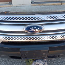 2013-2015 Ford Explorer Complete Front Bumper With Grill And Emblem And Fog Lights With Accessories OEM.. 