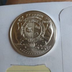 33 gram Sterling Silver Commertive Medallion 