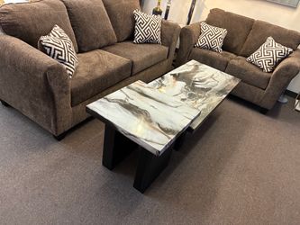 2 Pc Sofa and Loveseat