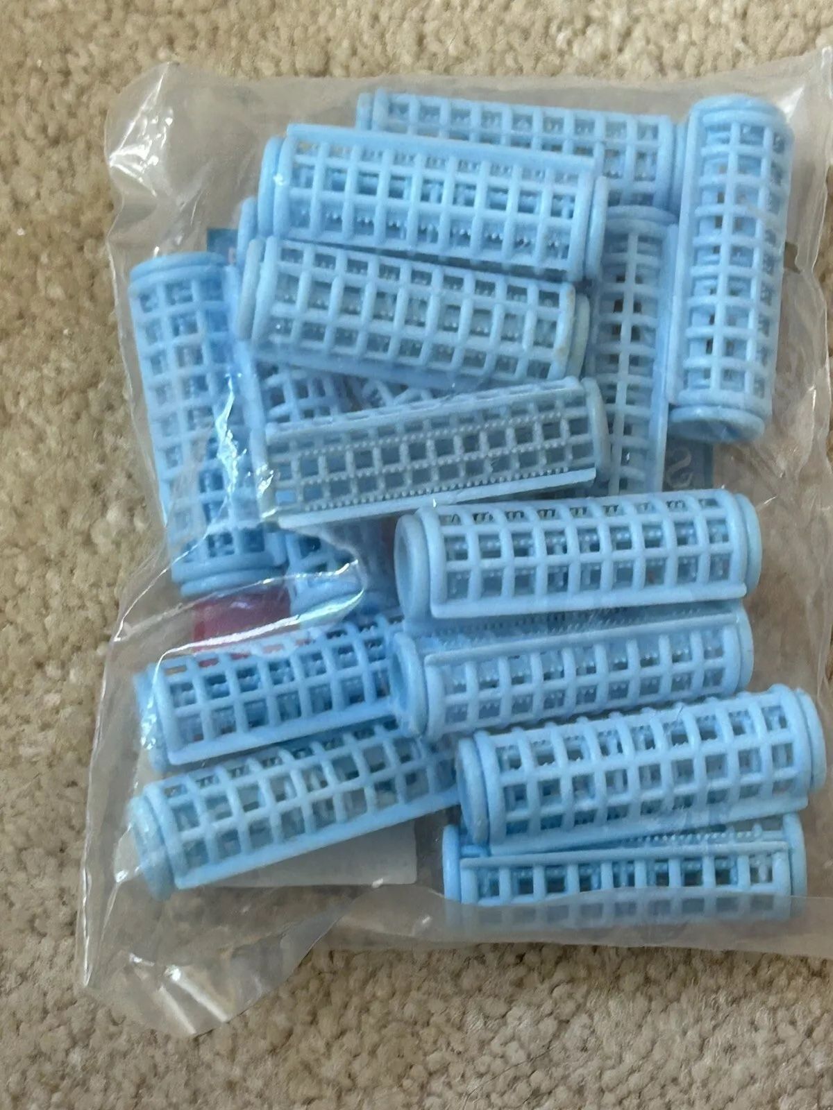 Set Of 16 Snap On Vintage Hair Rollers