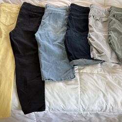 Size 14 Pants, Capris, Shorts