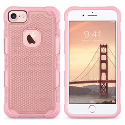 iPhone 7/8 heavy duty Rose Gold Shockproof Cover/case (Ulak brand)