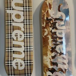2 Supreme Skate Decks