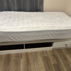 Twin Bed/and Mattress 