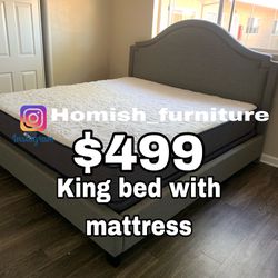 $499 Brand New King Bed Frame With Mattress (read description)