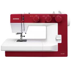 Janome 1522-RD 22 Stitch Sewing Machine with Wide Sewing Bed