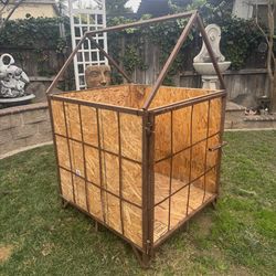 Custom Iron Dog House