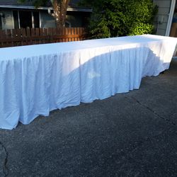 Banquet Tablecloth For Wedding Or Events With Lace Covers