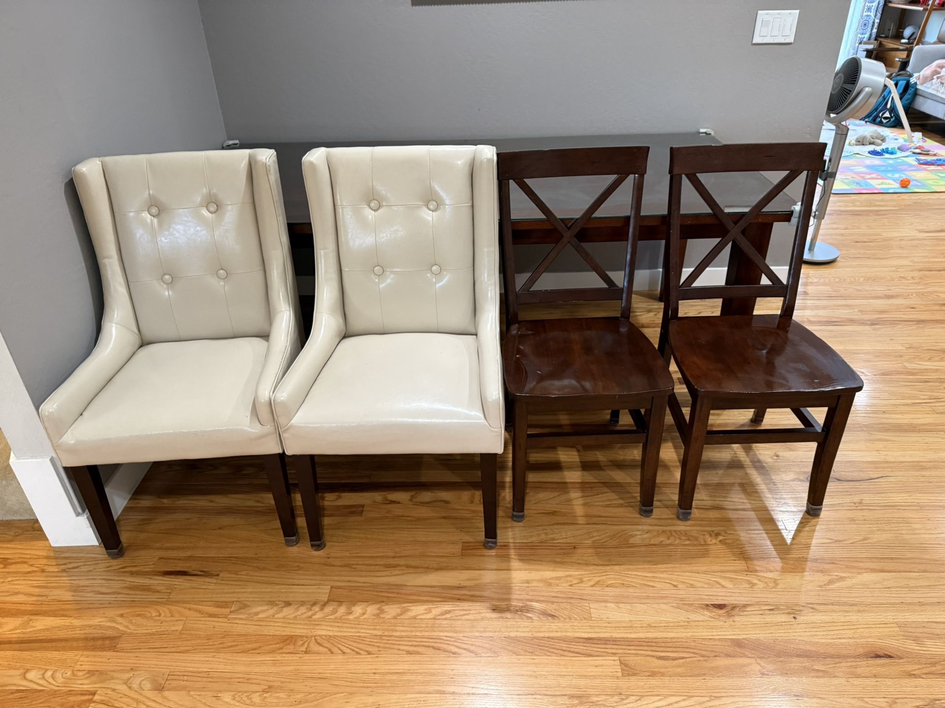$500: Solid Wood Dining Set From Pier One
