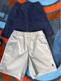 Uniform twill pull up shorts from Ralph Lauren for boys 6 yrs old
