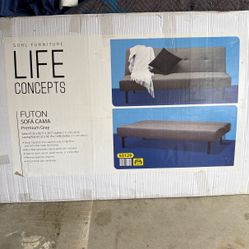 Dark Grey Futon 