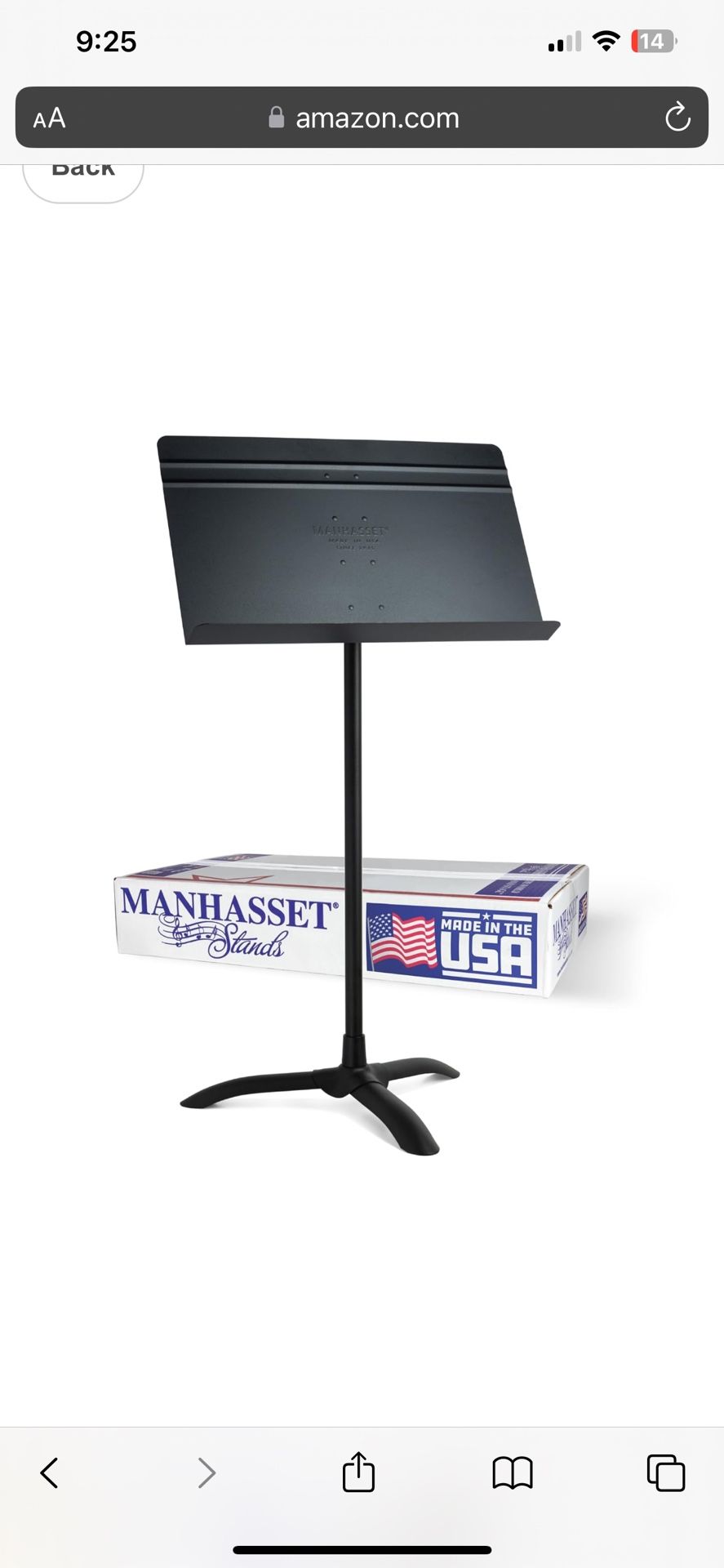 Music Stand for Sheet Music
