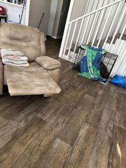 Sectional with wireless charger attached