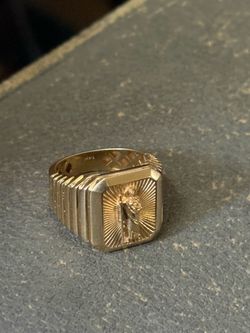 San Judas ring 14k