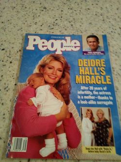 Vintage people magazine/ September 28,1992/ Deidre Hall's miracle/ Tony perkins- his secret with aids.....