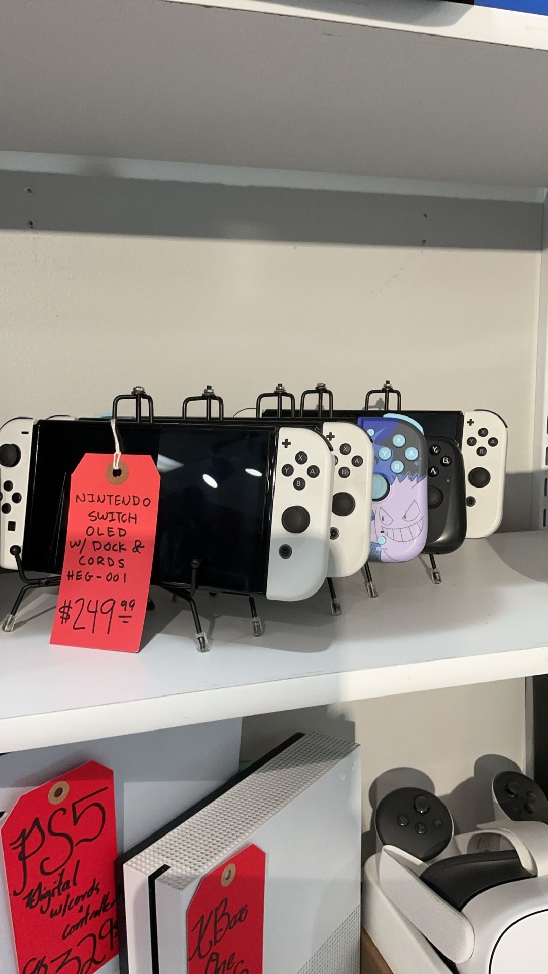 Nintendo Switch Oled With Dock And Cords Different Units For Sale