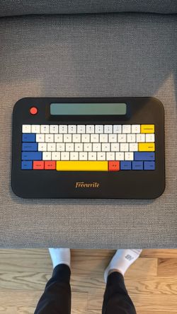 Freewrite alpha with Backlight And Exclusive Felt Sleeve-Cosmic edition