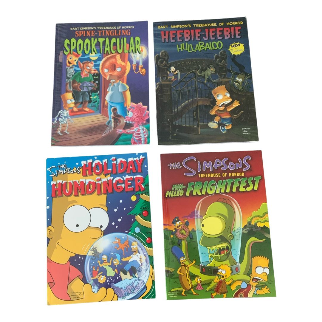 Vintage Simpsons Comic Books Special Holiday Editions 