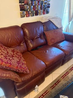 Genuine sofa & love seat