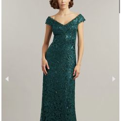 Tadashi Shoji Party Dress. ALEIDA SEQUIN-EMBROIDERED GOW
