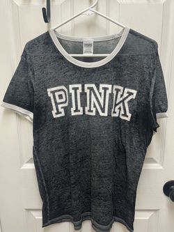 PINK sheer top size L