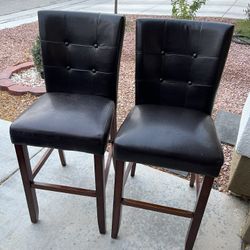 Two Bar Stools 