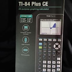 TI-84 PLUS CE CALCULATOR 