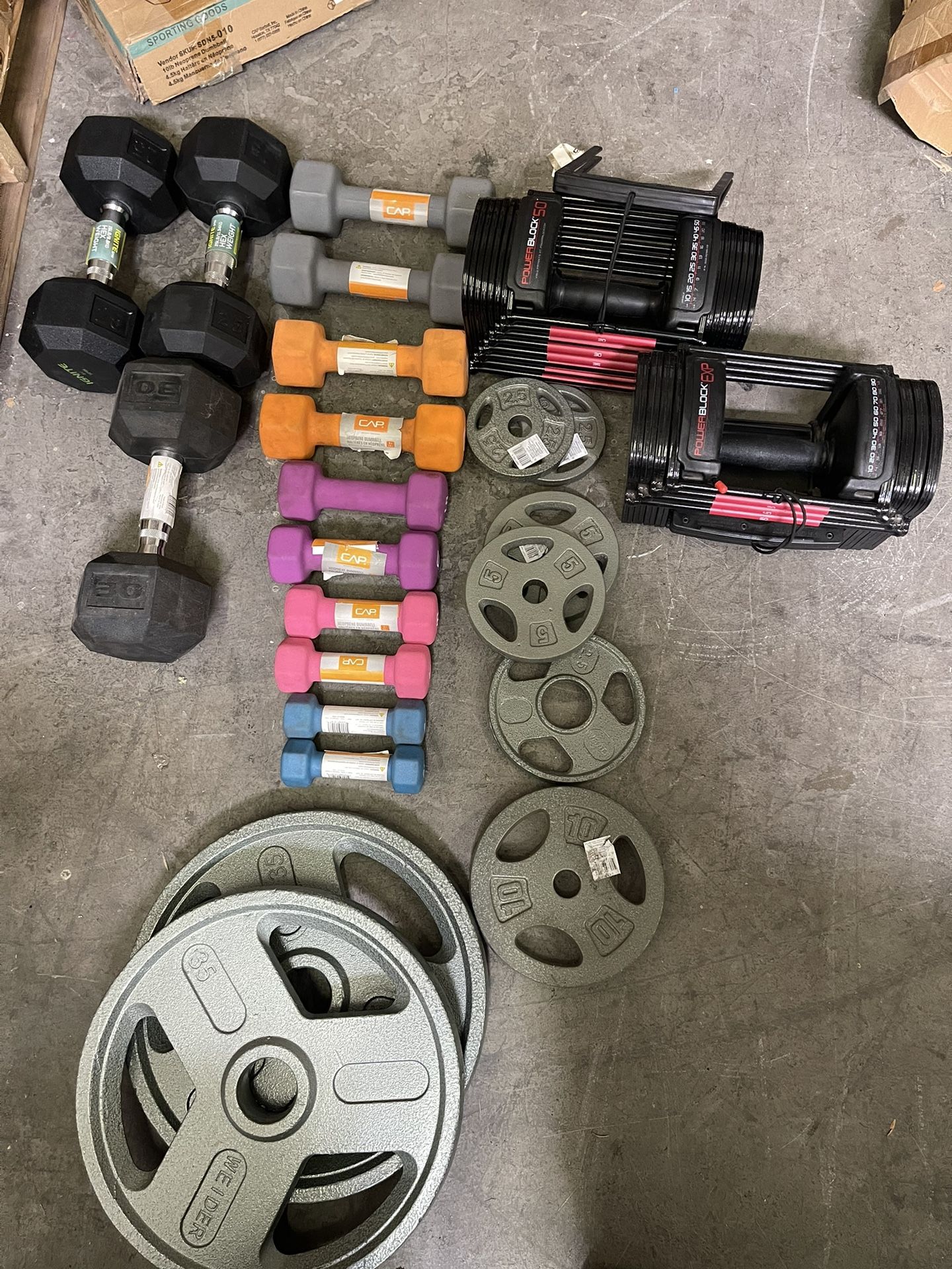 🏋️ BRAND NEW Weights & Dumbbells – Home Gym Equipment – Singles Available! 🏋️♂️