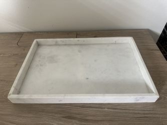 Marble Coffee Table Tray 18” X 12”