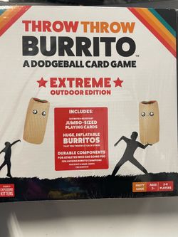 throw burrito game Extreme version brand New