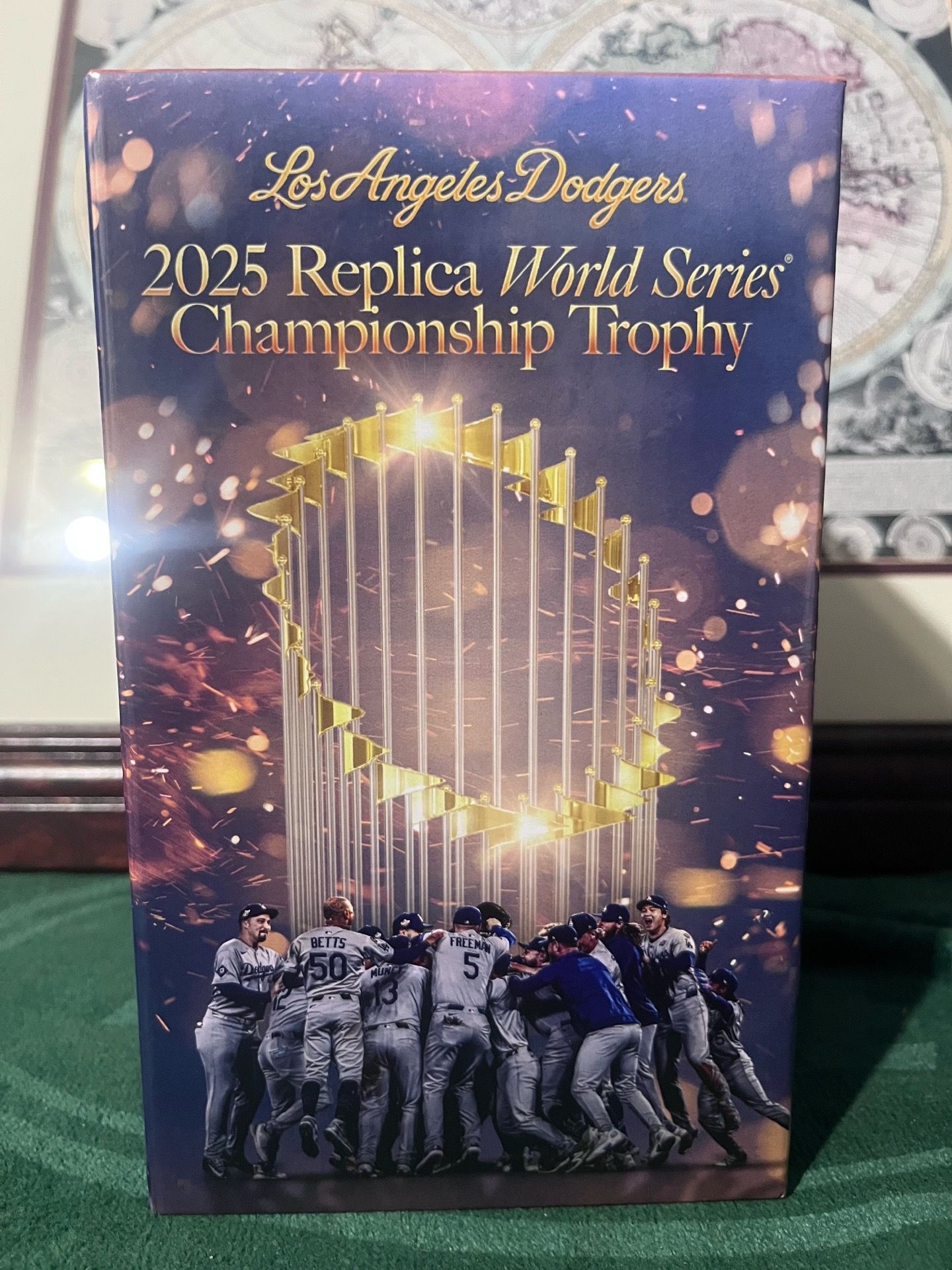 L.A. Dodgers 2025 World Series Championship Replica Trophy SGA 05 