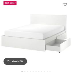 Queen Bed Frame With Drawers 