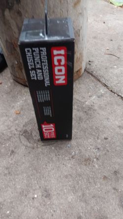 Icon professional punch and chisel set of 10